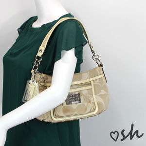 Coach Poppy Signature Groovy Shoulder Bag 14562